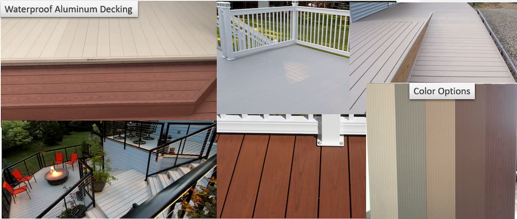 Waterproof Aluminum Decking